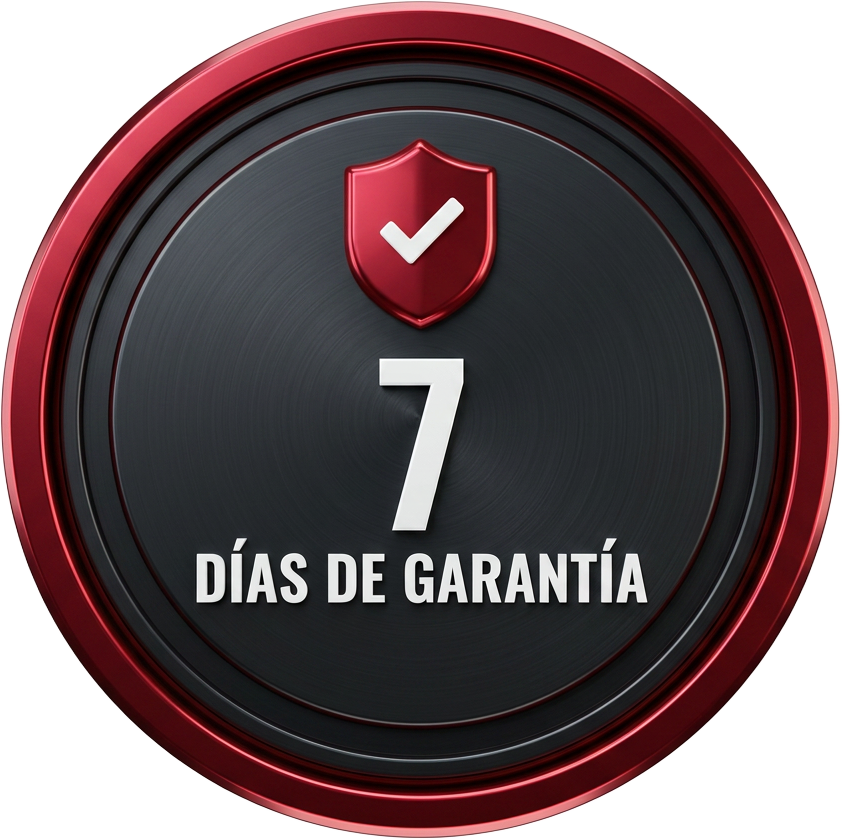Sello de garantía: 7 días de garantía